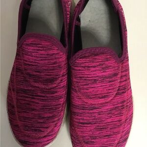 Pink Marled Slip-On Sneakers